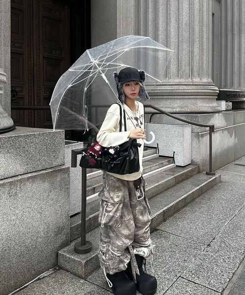AAKAM(アーカム)の「Waffle Henry Neck Long Sleeve (Ivory)(Tシャツ/カットソー・レディース・アイボリー・1/2)」の14枚目の写真
