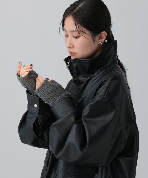 ラ*台様 mikage shin アームウォーマー セール】ニットアームウォーマー 598103（アームカバー）｜LEPSIM