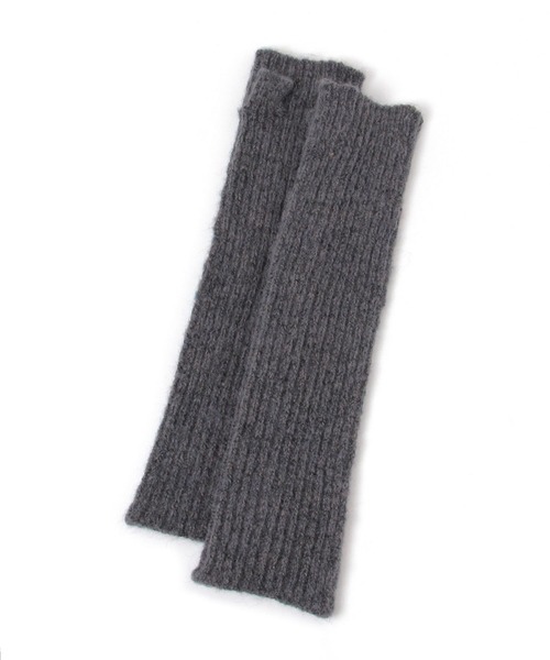 LEPSIM（レプシィム）の「ニットアームウォーマー　598103（アームカバー・レディース・グリーン/チャコールグレー・ONE SIZE）」の13枚目の写真