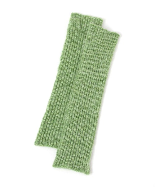 LEPSIM（レプシィム）の「ニットアームウォーマー　598103（アームカバー・レディース・グリーン/チャコールグレー・ONE SIZE）」の14枚目の写真