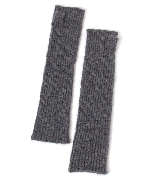 LEPSIM（レプシィム）の「ニットアームウォーマー　598103（アームカバー・レディース・グリーン/チャコールグレー・ONE SIZE）」の15枚目の写真
