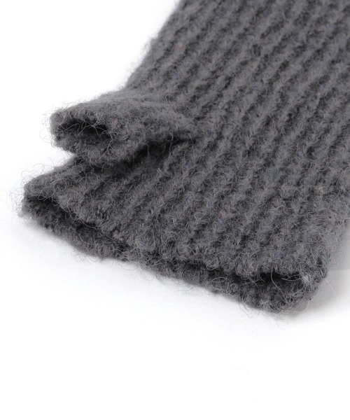 LEPSIM（レプシィム）の「ニットアームウォーマー　598103（アームカバー・レディース・グリーン/チャコールグレー・ONE SIZE）」の19枚目の写真