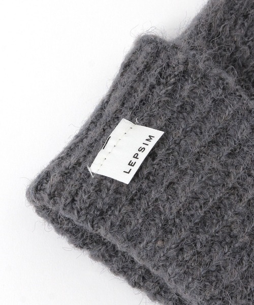 LEPSIM（レプシィム）の「ニットアームウォーマー　598103（アームカバー・レディース・グリーン/チャコールグレー・ONE SIZE）」の20枚目の写真