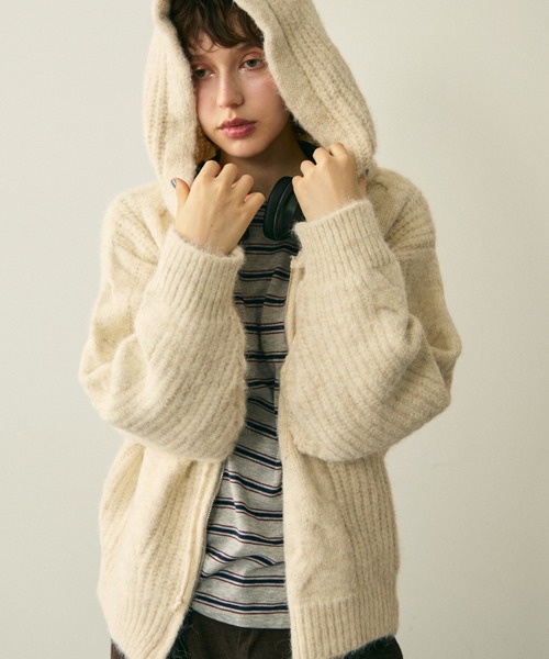 full/fill.（フルフィル）の「long sleeve multi border T / ロングスリーブマルチボーダーT（Tシャツ/カットソー・レディース・ネイビー/ワイン・FREE）」の14枚目の写真