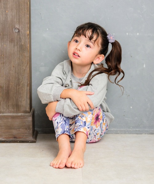 Rora(ローラ)の「アザレア レギンス(レギンス/スパッツ・キッズ・パープル系・110cm/120cm/130cm/140cm/150cm)」の5枚目の写真