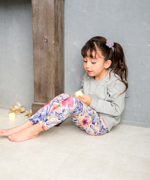 Rora(ローラ)の「アザレア レギンス(レギンス/スパッツ・キッズ・パープル系・110cm/120cm/130cm/140cm/150cm)」の6枚目の写真