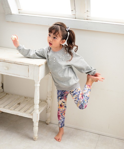 Rora(ローラ)の「アザレア レギンス(レギンス/スパッツ・キッズ・パープル系・110cm/120cm/130cm/140cm/150cm)」の8枚目の写真
