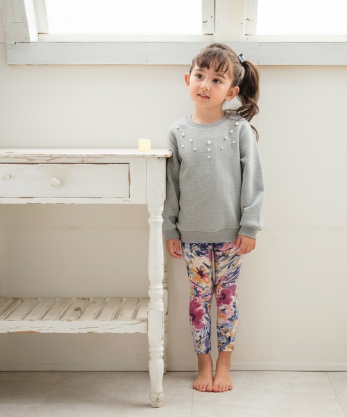 Rora(ローラ)の「アザレア レギンス(レギンス/スパッツ・キッズ・パープル系・110cm/120cm/130cm/140cm/150cm)」の9枚目の写真
