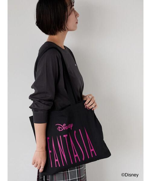 Lugnoncure(ルノンキュール)の「【Disney】FANTASIA/ロゴプリントバッグ(ハンドバッグ・レディース・ブルー/ブラック/レッド・F)」の2枚目の写真