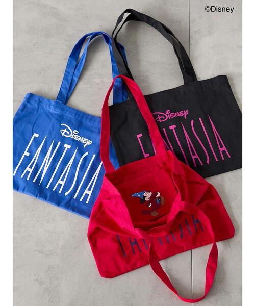 Lugnoncure(ルノンキュール)の「【Disney】FANTASIA/ロゴプリントバッグ(ハンドバッグ・レディース・ブルー/ブラック/レッド・F)」の6枚目の写真