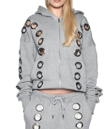 lilful（リルフル）の「【セットアップ対応】アイレットデザインジップアップパーカー（パーカー）」