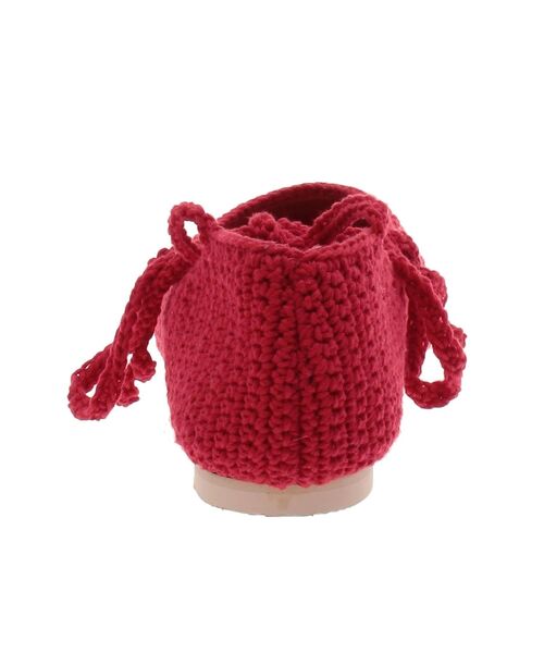 Ungrid（アングリッド）の「メッシュ編みフラットシューズ（バレエシューズ・レディース・レッド/オフホワイト・S/M/L）」の8枚目の写真