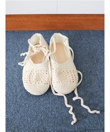 Ungrid | メッシュ編みフラットシューズ(バレエシューズ)