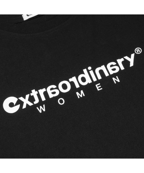 EXTRAORDINARY(エクストラオーディナリー)の「WOMEN BASIC LOGO TEE BLACK(Tシャツ/カットソー・レディース・その他・FREE)」の5枚目の写真