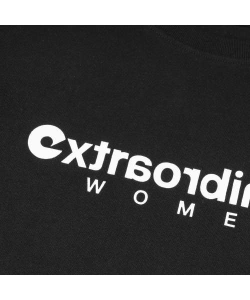 EXTRAORDINARY(エクストラオーディナリー)の「WOMEN BASIC LOGO TEE BLACK(Tシャツ/カットソー・レディース・その他・FREE)」の6枚目の写真