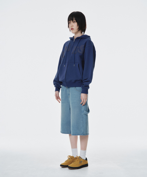 AMESWORLDWIDE(アメスワールドワイド)の「BIG TYPO HOODIE ZIP UP BLUE(パーカー・メンズ・その他・SMALL/MEDIUM/LARGE)」の4枚目の写真
