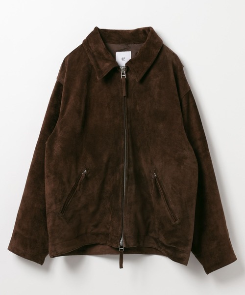 BAYFLOW（ベイフロー）の「【EF(エフ)】スエードトラッカージャケット(MEN)（その他アウター・メンズ・ダークブラウン・FREE）」の2枚目の写真