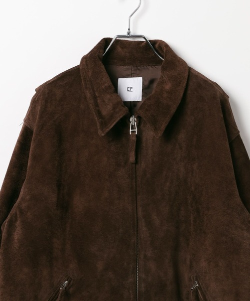 BAYFLOW（ベイフロー）の「【EF(エフ)】スエードトラッカージャケット(MEN)（その他アウター・メンズ・ダークブラウン・FREE）」の3枚目の写真