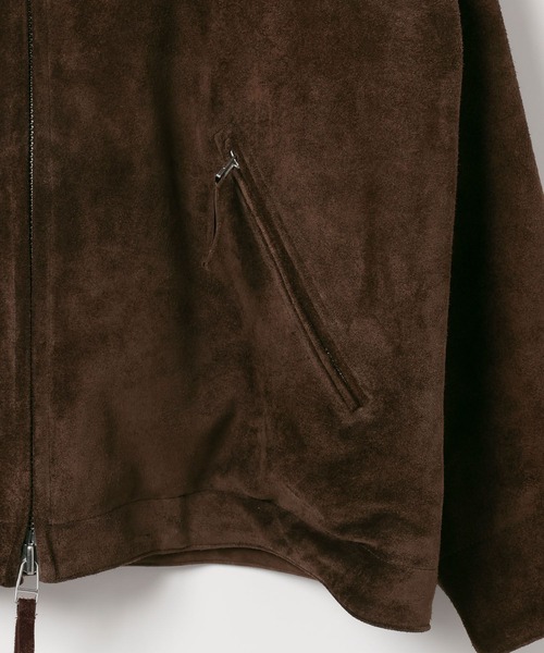 BAYFLOW（ベイフロー）の「【EF(エフ)】スエードトラッカージャケット(MEN)（その他アウター・メンズ・ダークブラウン・FREE）」の5枚目の写真