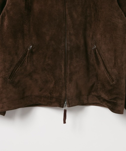 BAYFLOW（ベイフロー）の「【EF(エフ)】スエードトラッカージャケット(MEN)（その他アウター・メンズ・ダークブラウン・FREE）」の6枚目の写真