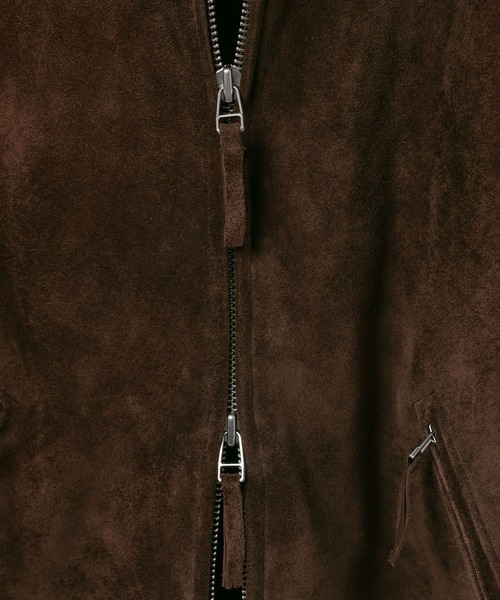 BAYFLOW（ベイフロー）の「【EF(エフ)】スエードトラッカージャケット(MEN)（その他アウター・メンズ・ダークブラウン・FREE）」の8枚目の写真