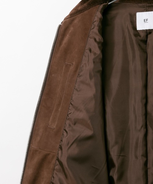BAYFLOW（ベイフロー）の「【EF(エフ)】スエードトラッカージャケット(MEN)（その他アウター・メンズ・ダークブラウン・FREE）」の9枚目の写真