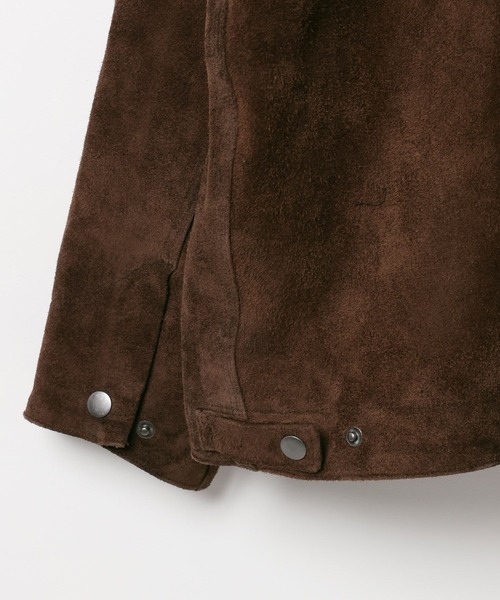 BAYFLOW（ベイフロー）の「【EF(エフ)】スエードトラッカージャケット(MEN)（その他アウター・メンズ・ダークブラウン・FREE）」の10枚目の写真