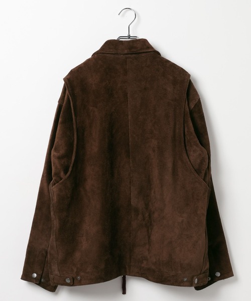 BAYFLOW（ベイフロー）の「【EF(エフ)】スエードトラッカージャケット(MEN)（その他アウター・メンズ・ダークブラウン・FREE）」の11枚目の写真