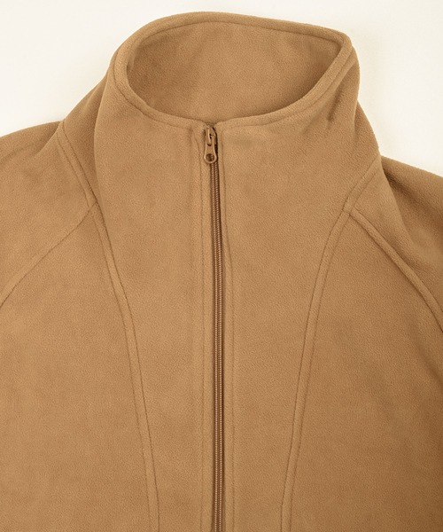 S'more(スモア)の「Half zip fleece pullover ハーフジップフリースプルオーバー (AW)(スウェット・レディース・ベージュ/ホワイト・SMALL/LARGE/MEDIUM/X-LARGE)」の22枚目の写真