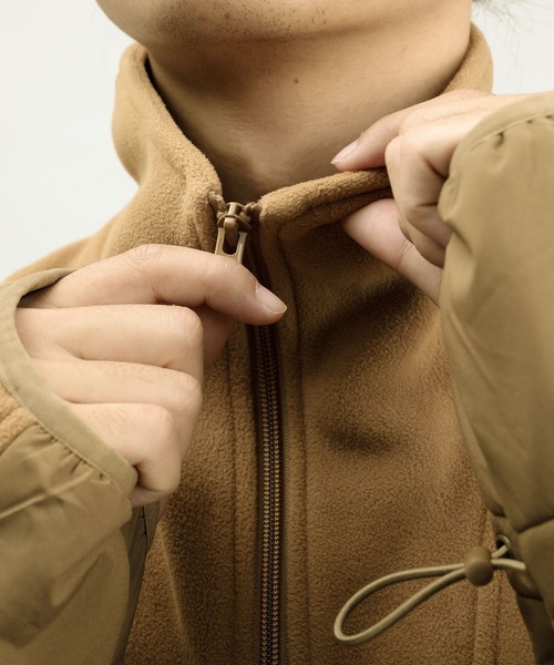 S'more(スモア)の「Half zip fleece pullover ハーフジップフリースプルオーバー (AW)(スウェット・レディース・ベージュ/ホワイト・SMALL/LARGE/MEDIUM/X-LARGE)」の13枚目の写真