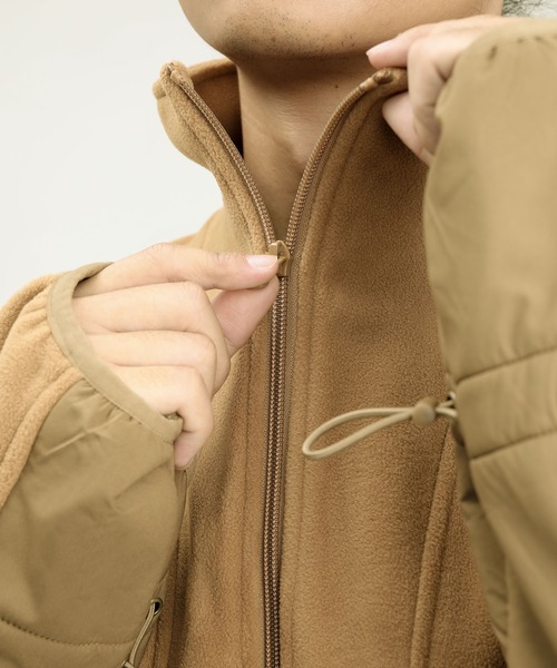 S'more(スモア)の「Half zip fleece pullover ハーフジップフリースプルオーバー (AW)(スウェット・レディース・ベージュ/ホワイト・SMALL/LARGE/MEDIUM/X-LARGE)」の14枚目の写真