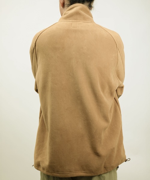 S'more(スモア)の「Half zip fleece pullover ハーフジップフリースプルオーバー (AW)(スウェット・レディース・ベージュ/ホワイト・SMALL/LARGE/MEDIUM/X-LARGE)」の8枚目の写真