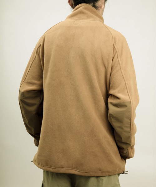 S'more(スモア)の「Half zip fleece pullover ハーフジップフリースプルオーバー (AW)(スウェット・レディース・ベージュ/ホワイト・SMALL/LARGE/MEDIUM/X-LARGE)」の11枚目の写真