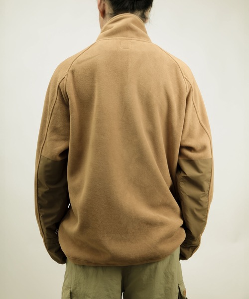 S'more(スモア)の「Half zip fleece pullover ハーフジップフリースプルオーバー (AW)(スウェット・レディース・ベージュ/ホワイト・SMALL/LARGE/MEDIUM/X-LARGE)」の12枚目の写真