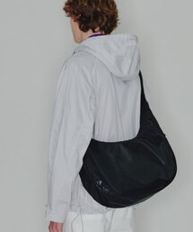HAH ARCHIVE（ハーアーカイブ）の「[After Pray Edition] Crescent Coated Hobo Bag (Black)（メッセンジャーバッグ）」