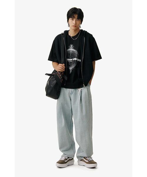 HAH ARCHIVE（ハーアーカイブ）の「[After Pray Edition] Crescent Coated Hobo Bag (Black)（メッセンジャーバッグ・レディース・その他・FREE）」の12枚目の写真