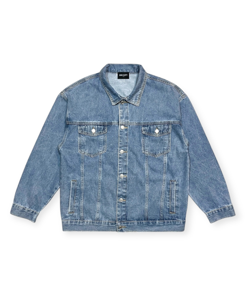 BORN SLIPPY(ボーンスリッピー)の「Basic Washing Denim Jacket (Blue)(デニムジャケット・メンズ・その他・FREE)」の1枚目の写真