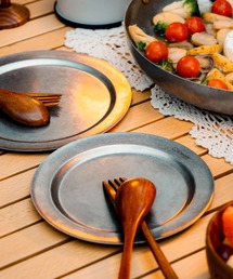 S'more（スモア）の「S'moreステンレスプレート 2点セット（食器）」