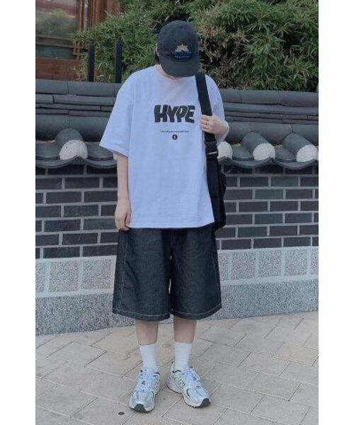 WANGGWAN(ワングァン)の「HYPE オーバーサイズ 半袖Tシャツ (ホワイト)(Tシャツ/カットソー・メンズ・その他・LARGE/MEDIUM)」の6枚目の写真