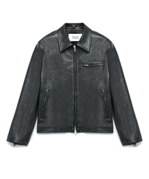 ROLLINGSTUDIOS（ローリングスタジオ）の「ZIPPED JACKET GOATSKIN BLACK（ライダースジャケット）」