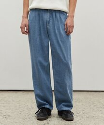 DECET（デケト）の「[Summer Ver]2Pleats Wide Jeans DCPT005Blue（デニムパンツ・レディース）」