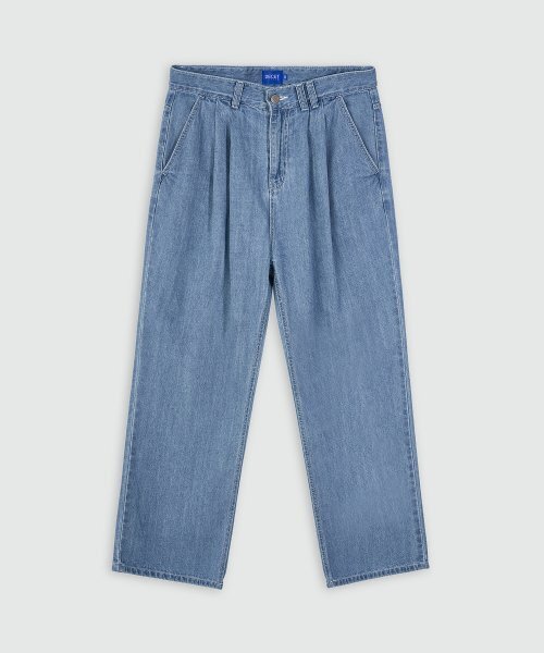 DECET（デケト）の「[夏生地]2Pleats Wide Jeans DCPT005Blue（デニムパンツ・レディース・その他・34/32/30/26/28）」の5枚目の写真