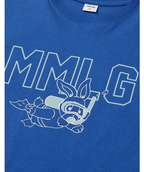 MMLG（エムエムエルジー）の「[Mmlg] SMMR ACTIVITY MELGE HF-T (SEA BLUE)（Tシャツ/カットソー・レディース・その他・SMALL/MEDIUM/LARGE/X-LARGE）」の4枚目の写真
