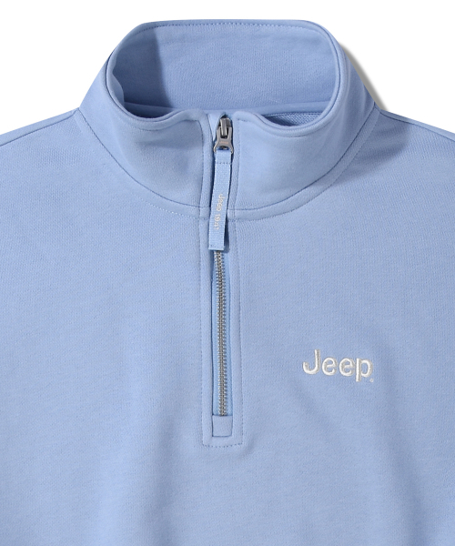 JEEP（ジープ）の「[360g] レディース M-ロゴ ハーフジップ スウェット (JQ5TSF838SB)（スウェット・レディース・その他・SMALL/MEDIUM/LARGE/X-LARGE）」の4枚目の写真