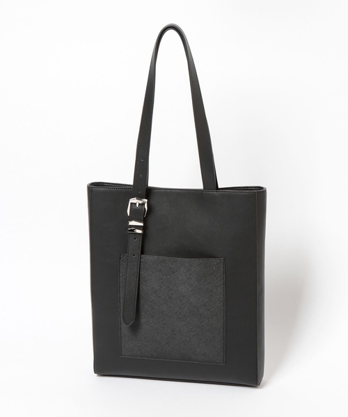 HARE（ハレ）の「RESHAPEバックルトートバッグ(HARE)（トートバッグ・メンズ・ブラック・FREE）」の4枚目の写真