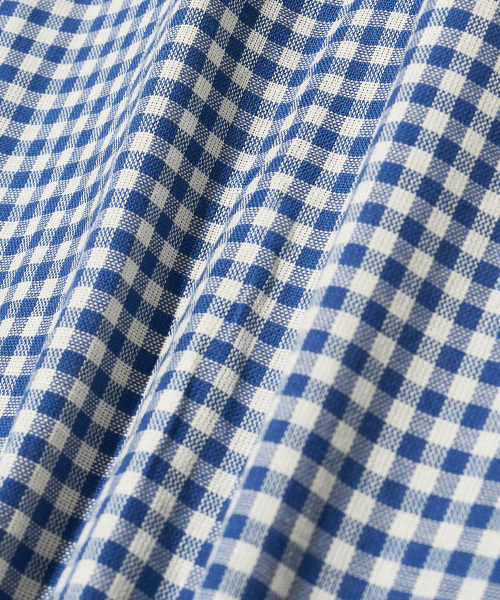Diamond Layla(ダイアモンドレイラ)の「Gingham Check 1/2 shirt S143 Blue(シャツ/ブラウス・レディース・その他・LARGE/MEDIUM/SMALL/X-LARGE)」の8枚目の写真