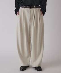 Lui's | ダブルクロスベーシックカーブパンツ(スラックス)