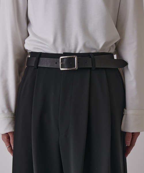 Lui's（ルイス）の「ダブルクロスベーシックカーブパンツ（スラックス・メンズ・ライトグレー/ネイビー/ブラック・M/S）」の9枚目の写真