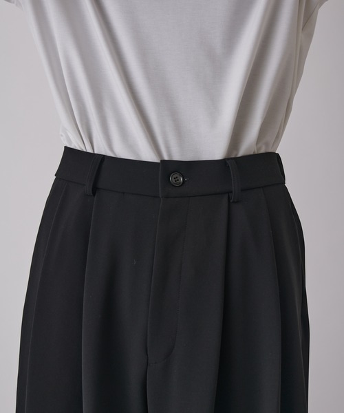 Lui's（ルイス）の「ダブルクロスベーシックカーブパンツ（スラックス・メンズ・ライトグレー/ネイビー/ブラック・M/S）」の10枚目の写真