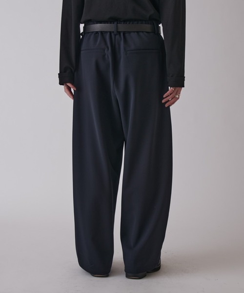 Lui's（ルイス）の「ダブルクロスベーシックカーブパンツ（スラックス・メンズ・ライトグレー/ネイビー/ブラック・M/S）」の20枚目の写真